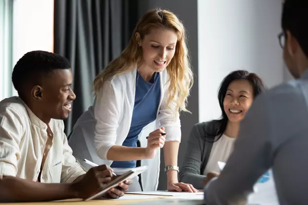 group of business professionals